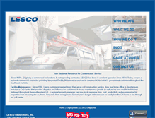 Tablet Screenshot of lesco.net
